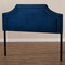 Baxton Studio Avignon Royal Blue Velvet Upholstered King Size Headboard 155-9330 - alternate 5